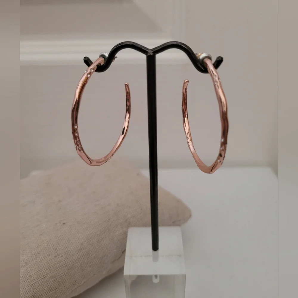 Stella & Dot Rhea Hoops - Picture 2 of 7